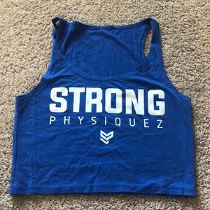 STRONG PHYSIQUEZ CROP TOP